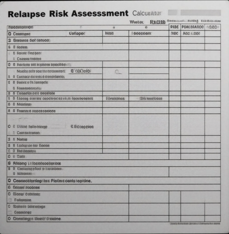 Relapse Risk Assessment Relapse Risk Assessment Calculator (FREE) - SOBER STANDARD